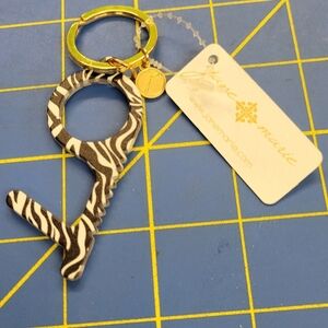 Jane Marie Zebra Touchless Keyring